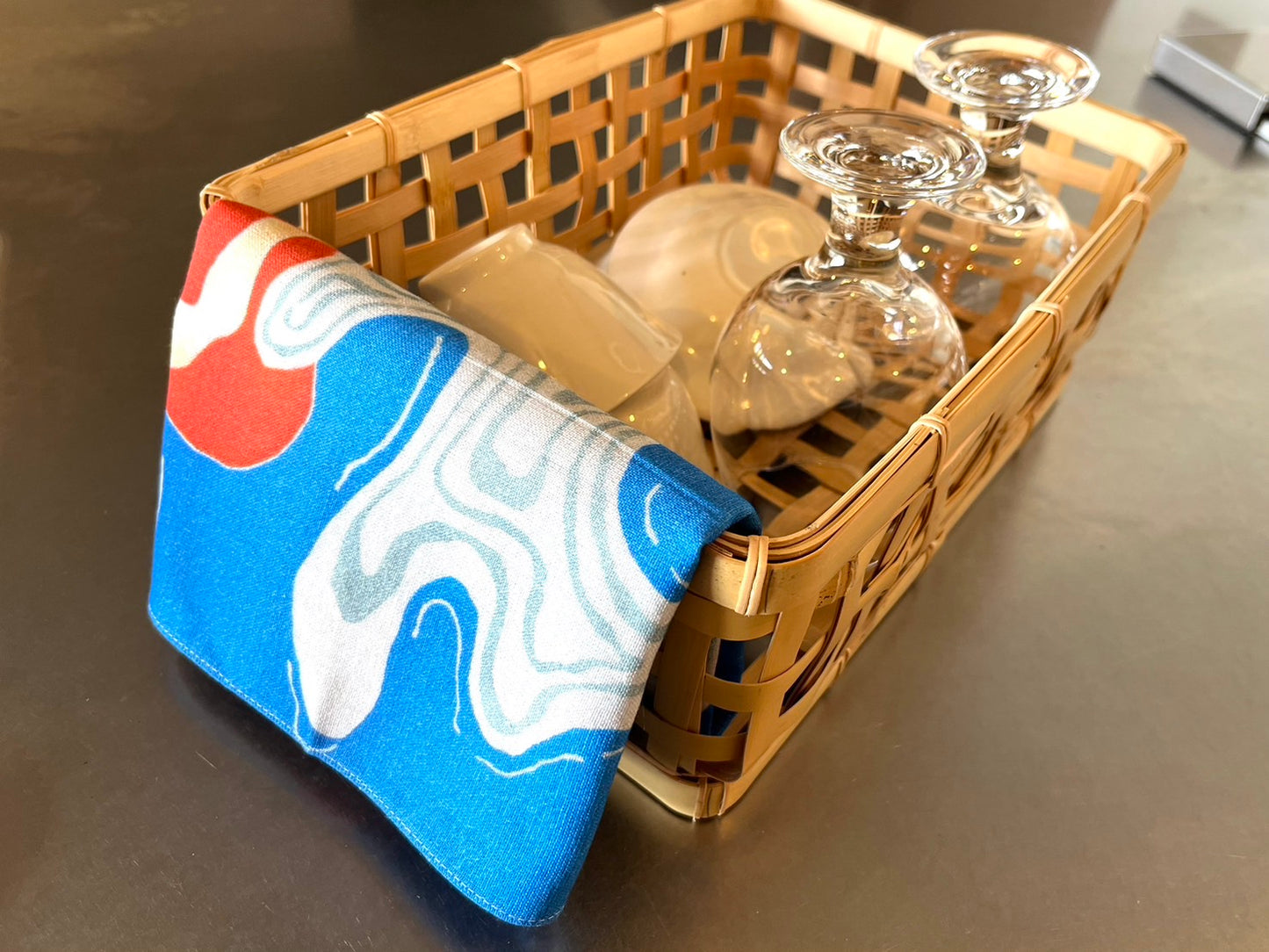 加賀友禅手ぬぐい(ゆらぎ)