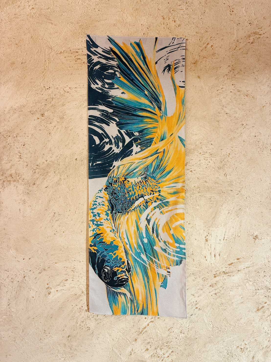 加賀友禅手ぬぐい(Flowing)