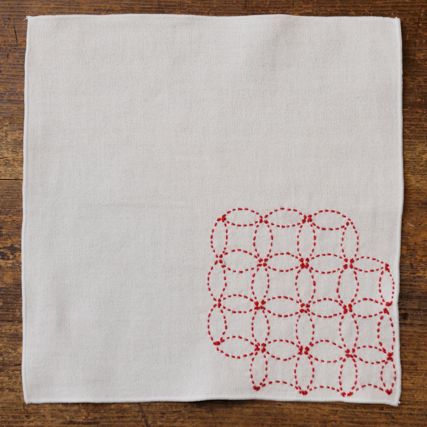 Sashiko handkerchief towel