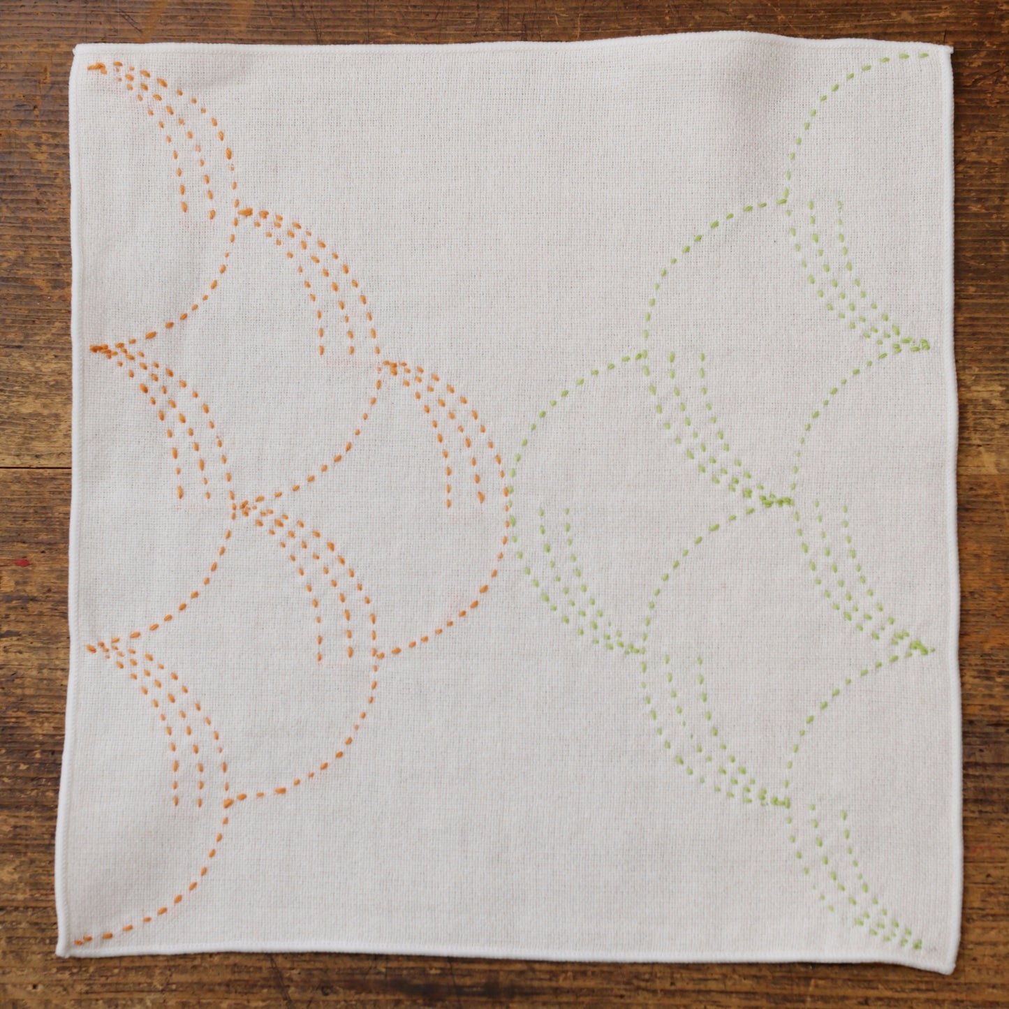 Sashiko handkerchief towel