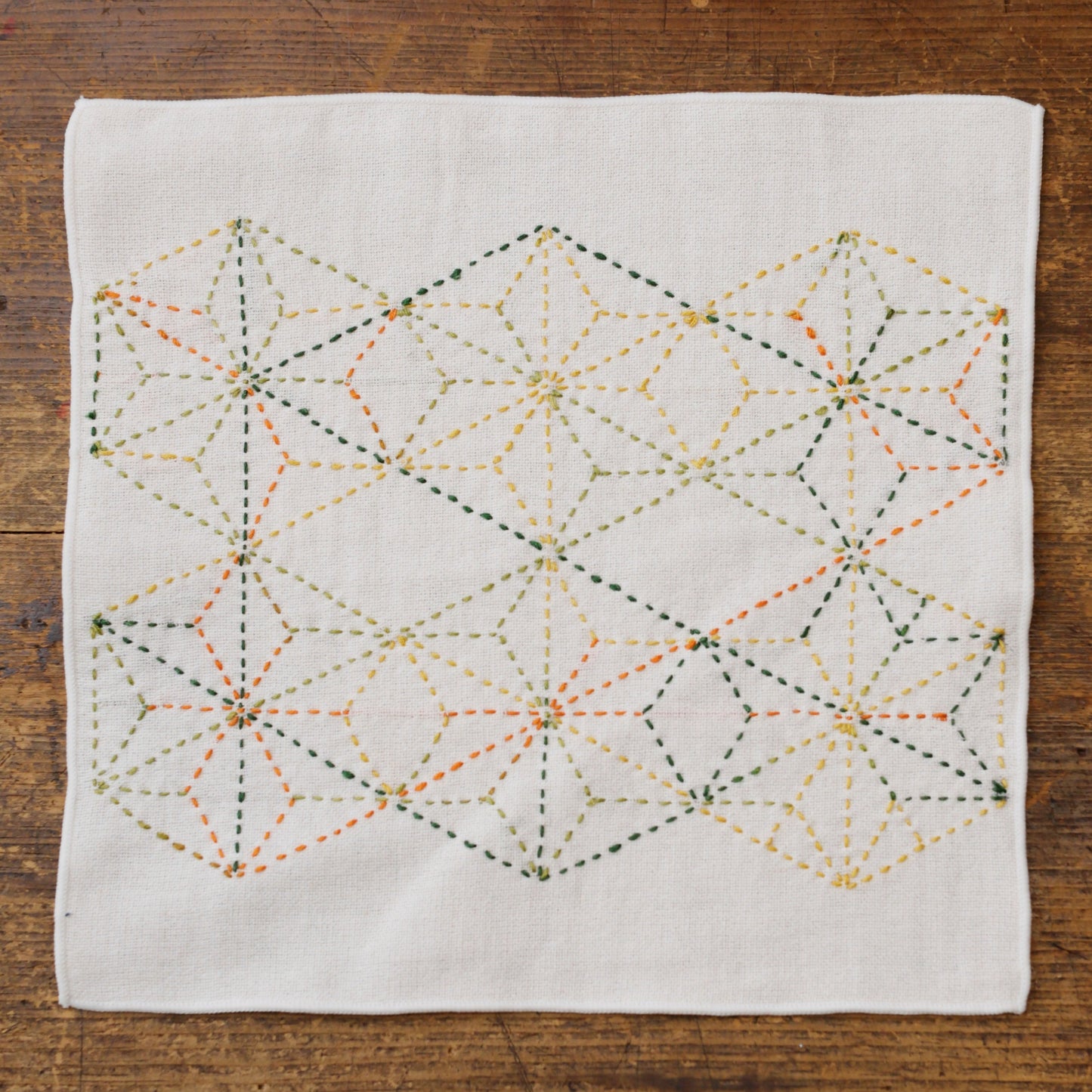 Sashiko handkerchief towel