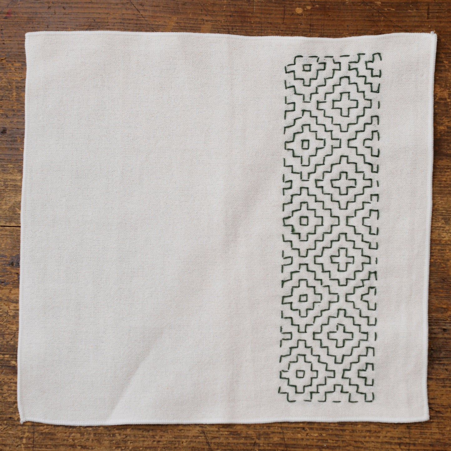 Sashiko handkerchief towel