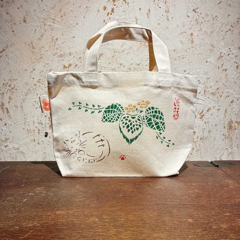 ランチトート（猫と桐）