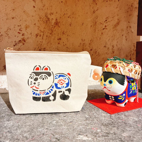 会津型トラベルポーチ（犬張子）
