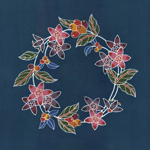 琉球紅型風呂敷/ハンカチ (文化の継承と持続可能なデザイン)