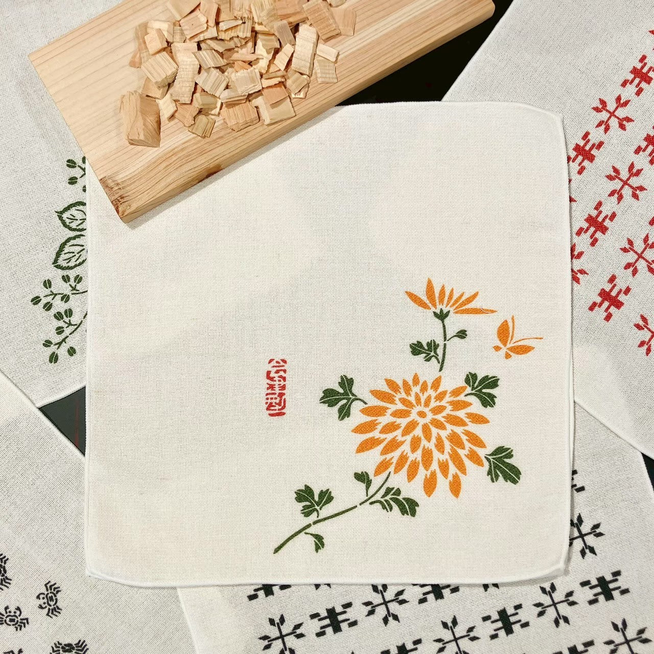 会津型ハンカチタオル