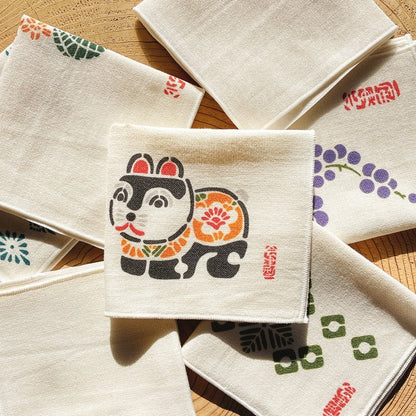 Serviette mouchoir type Aizu