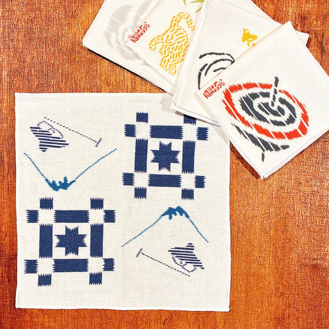 井桁絣（会津型ハンカチ）