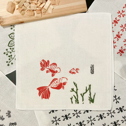 会津型ハンカチタオル