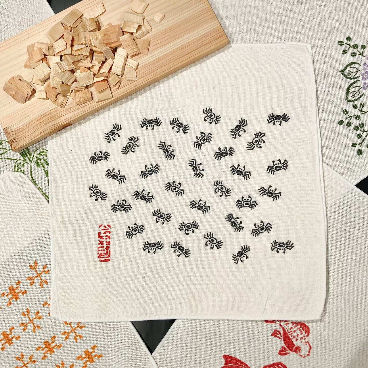 会津型ハンカチタオル