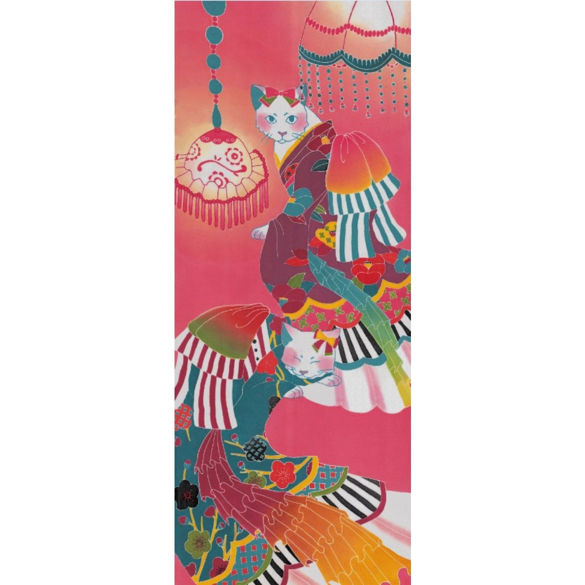 加賀友禅手ぬぐい（大正ロマン）