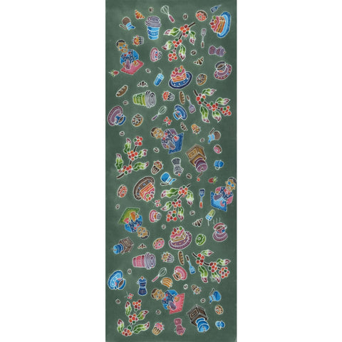 琉球紅型手ぬぐい (café)